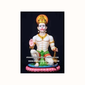 Estatuas de Mármol del Dios Hanuman - Product Image 1