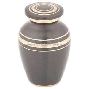 New Arrival 2025 Adult Human Ashes <b>Jar</b> Popular Design Handmade Aluminium Cremation <b>Urn</b> for Home Decoration - Product Image 2