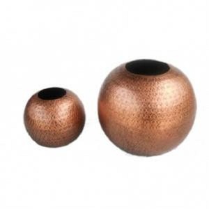 Ball Shape Flower <b>Vase</b> Unique Design Decorating Standard Round Shape <b>Copper</b> Fancy Flower <b>Vase</b> and Pots at Competitive Price - Product Image 1