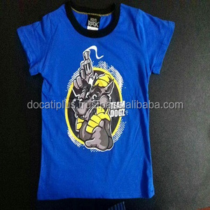 Camisetas 100% de algodón para niños, camisetas formales estampadas para niños, patrón sólido, tela de punto de gran tamaño, impresión Digital Formal - Product Image 5