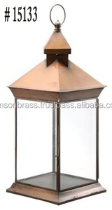 Bougeoir fait à la main en métal et verre pour décoration de Noël et de mariage - Product Image 5