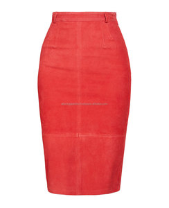 Minifalda de piel de oveja auténtica para chica, novedad, superventas - Product Image 1