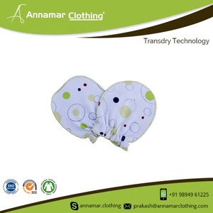 Custom Design Pure Organic Cotton Baby Mittens/ Baby Hand Mittens - Product Image 3
