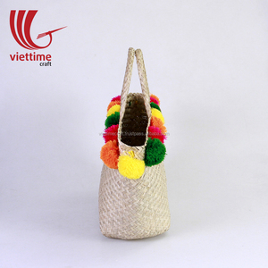 สินค้าใหม่ร้อน Seagrass Tote กระเป๋า,Seagrass ฤดูร้อนขายส่ง - Product Image 4