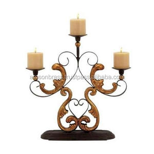 Candelabros con revestimiento negro, 3 luces - Product Image 6