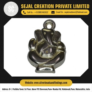 Pendentifs à breloque en argent sterling à longues feuilles disponibles au prix de gros - Product Image 5