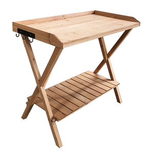 Maison Jardin Extérieur meubles En Bois Table de Rempotage - Product Image 2