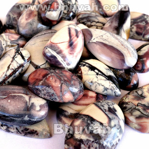 Pierre Vaastu Dosh Nivaran, pierre précieuse Vaastu, jaspe en porcelaine, cabochon en vrac - Product Image 5