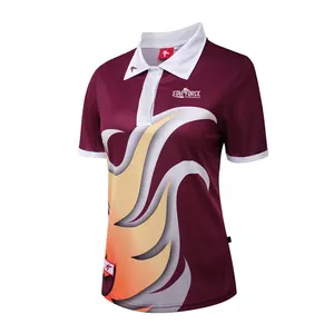 Professional golf apparel supplier New design dry man polo t shirt sublimated polo shirt sublimation golf shirt custom