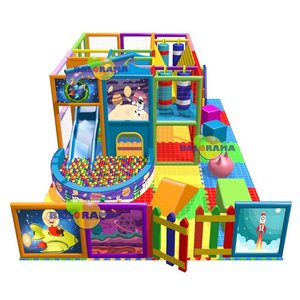 Nave espacial de juego suave, 7x3x2,5 metros, patio interior para niños, patio de recreo interior de Turquía, fabricante de empresa - Product Image 3
