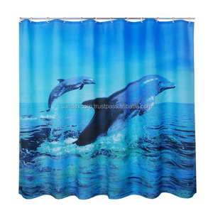 Rideaux de douche décoratifs Design imprimé Rideaux de douche pour salle de bain au meilleur prix en Inde - Product Image 4