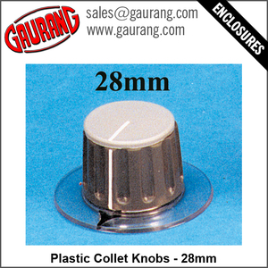 Boutons de commande en plastique de vente en gros Boutons de potentiomètre de 28mm Prix bas disponible - Product Image 2