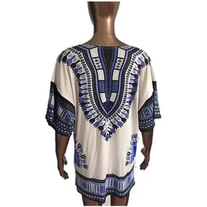 Hot Sale New Fashion Wachs Kleid Muster Design Kleider Traditionelle afrikanische Kleidung Print Shirt Dashiki für Frauen & Männer