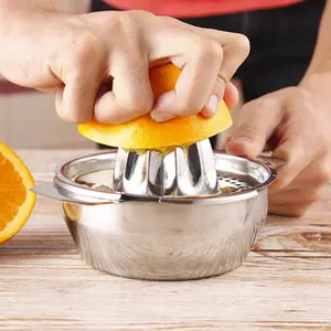 high quality stainless steel manual lemon juicer, lemon squeezer