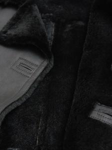 Abrigo largo de alta calidad para hombre, gabardina de cuero genuino - Product Image 4