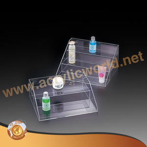 Présentoir de comptoir en acrylique personnalisé étagère de porte-bouteilles cosmétiques présentoir pour outils de maquillage - Product Image 2