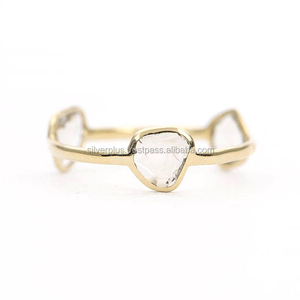 Anillo de compromiso de diamantes de oro amarillo de 14kt, joyería clásica de Fabricante Mayorista para bodas y fiestas - Product Image 1