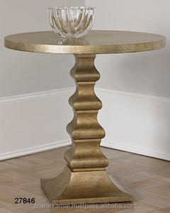 Table d'appoint en laiton fait main de haute qualité Ambella Dionis Champagne - Product Image 1
