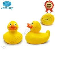 Heißer Produkt Bestseller PVC Phthalate Vinyl Bad Spielzeug für Kinder Angepasst mit Logo Gewichteten Schwimmdock Gelben Gummi Ente