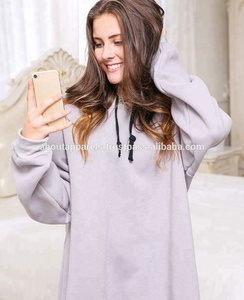 Sudaderas con Capucha Bordadas para Mujer al por Mayor, Sudaderas de Invierno Baratas y Sexys para Chicas, de Algodón, Forro Polar Largo y Transpirable - Product Image 2