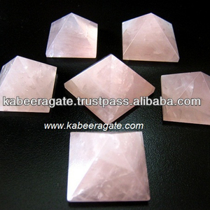 Pirámide de piedras preciosas, pirámide de cuarzo rosa, venta al por mayor - Product Image 2