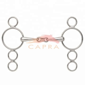 Capra-Oem Mors de cheval anglais en acier inoxydable Dutch Gag - Couleur naturelle - Product Image 5