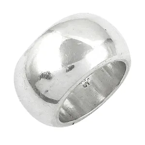 Anello in argento Sterling in 925 semplice,