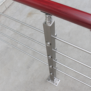 סיני נירוסטה כיכר צינור כבל מעקה אבזרי - Product Image 5