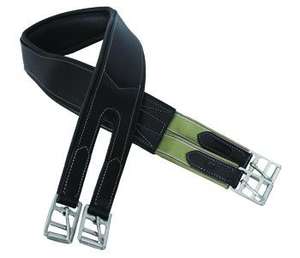 Sangles de selle de cheval personnalisables de haute qualité en cuir souple avec boucles en acier inoxydable incluses différentes tailles disponibles - Product Image 2