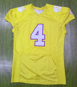 ผ้าสแปนเด็กซ์12แผงสำหรับผู้ใหญ่และเยาวชนเสื้อฟุตบอลแบบระเหิดสไตล์อเมริกันพิมพ์ชื่อและตัวเลข - Product Image 4