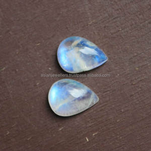 Piedra lunar de arcoíris, Gema de 8x10MM, cabujón de piedras preciosas sueltas de alta calidad - Product Image 2