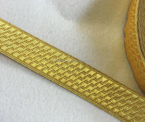 Nouveau Style personnalisé exigence Logo à la main broderie garniture pour épaulettes haute uniforme lacets - Product Image 2