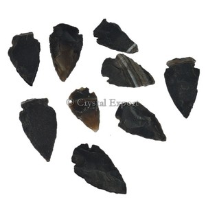 Pointes de flèches en agate d'onyx noir - Product Image 1