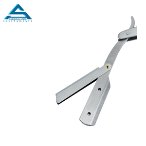 Rasoir de barbier droit en acier inoxydable personnalisé 50g, usage professionnel, réutilisable, en promotion - Product Image 4