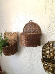 Cesta de Pared Tejida, Cesta para Colgar, Cesta para Plantas de Pared - Product Image 3