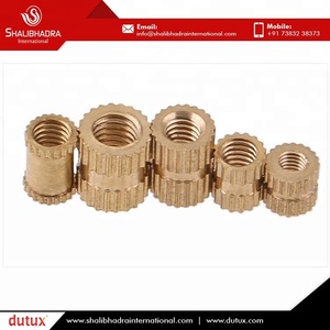 Nueva llegada M5 latón moleteado insertos tuerca sujetadores proveedor de la India en venta - Product Image 3