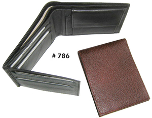 Portefeuille Homme Vintage en Cuir Véritable 100% de Haute Qualité, Style Ouvert, Fin, Étanche, Longueur Courte, Personnalisable, Fournisseur Indien - Product Image 1
