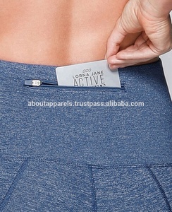 Mallas de nailon y LICRA personalizadas a granel para chicas con pantalones de yoga de cintura alta mallas de fitness sexis para mujer mallas de nailon y poliéster transpirables - Product Image 6