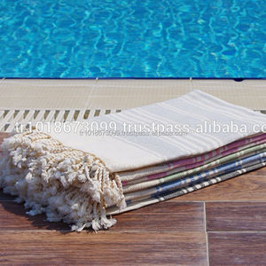 Anatolia Pestemal turco Toallas de playa Hamam toallas al por mayor Manta-Antrasite colección clásica - Product Image 1