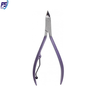 Cortaúñas profesional de doble cara Cortador de cutículas de alta calidad y lima de uñas de grano con logotipo personalizado Color para dedos - Product Image 2