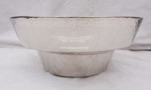 Colección de baño de cobre WB321, diseño moderno de fabricación india, grifo de un solo orificio, lavabo de níquel martillado de cobre, baño hecho a mano - Product Image 2