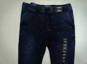 Vêtements Denim pour hommes, étiquettes de marque originales, en coton, taille élastique, décontracté, jogging du Bangladesh, en Stock, - Product Image 2