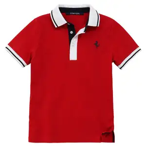 Erkek Polo gömlekler kısa kollu pamuk Tee düğme spor t-shirt