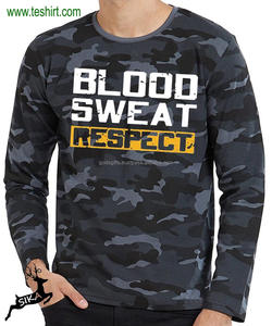 men's contrast ribbed crew neck camo raglan 3/4 sleeve Tshirts Tactical Customized Camo Style Hunting Outdoor Sports Training - Product Image 2