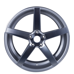 ล้ออัลลอยด์สีเงินขัดเงาเต็มวง ดีไซน์ห้าก้าน พร้อมการรับประกันโครงสร้างตลอดอายุการใช้งาน - Product Image 2