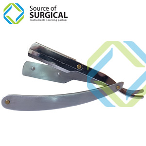 Navaja de Afeitar Profesional de Acero Inoxidable de Alta Calidad para Barbería, Cuchilla de Afeitar para Barba de Hombre, Recortadora de Cabello Recto - Product Image 2