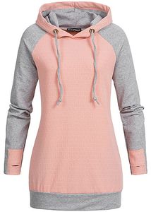 Sudadera con Capucha de Primera Calidad, Personalizada, de Algodón y Poliéster Francés, para Mujer, 340g, Color Sólido - Product Image 2