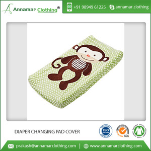 Funda de algodón suave impermeable para cambiador de pañales - Product Image 2