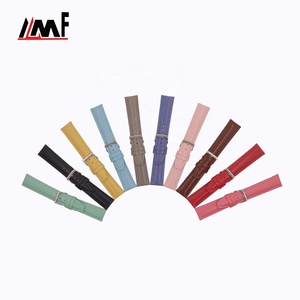 Latest Design Green Trendy Pretty Classic Calf Grain Leather <b>Watch</b> <b>Strap</b> Stainless Steel Buckle 4mm Thickness Multi Size Band - Product Image 1