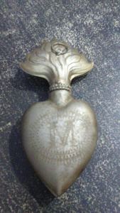 Coeur de Milagros en métal Coeur sacré en métal pour décor catholique et cadeau - Product Image 3